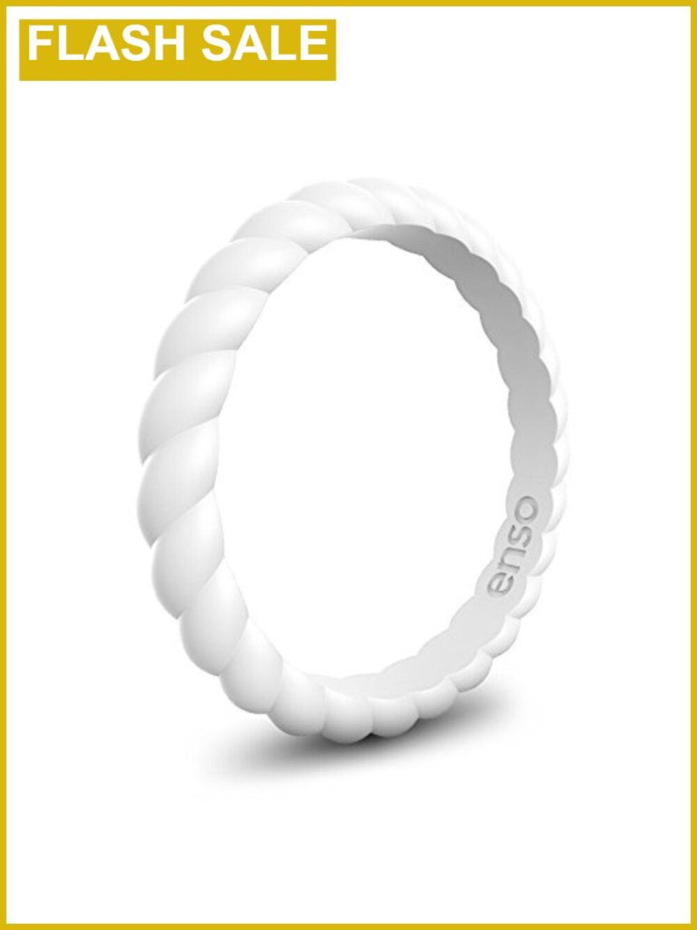 Stackable Silicone Wedding Ring Band - Comfortable Flexible, 2.5mm